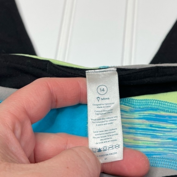 Ivivva Leggings Crop Reversible - Picture 3 of 4